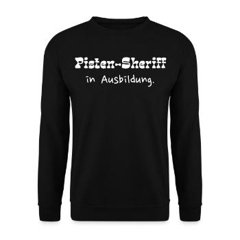 Shérif de piste en formation - Sweat-shirt Unisexe - noir - Devant - Alina (178cm) & Michal (187cm)