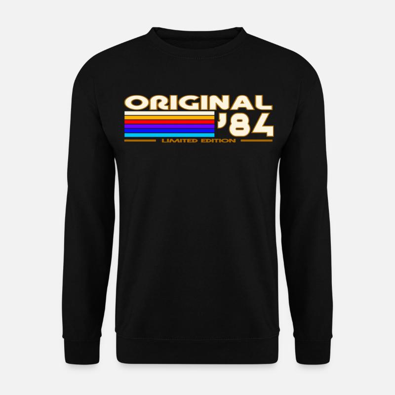 Originales 84 Retro Rainbow - Unisex Pullover - Schwarz