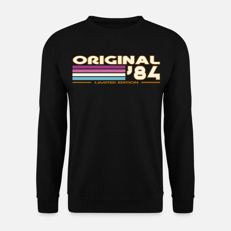 Original 84 Pastel Stripes - Unisex Sweatshirt - black