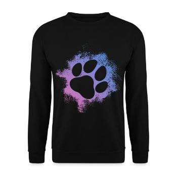 Idée de cadeau d'anniversaire Paw Dog Puppy Heaven - Sweat-shirt Unisexe - noir - Devant - Alina (178cm) & Michal (187cm)