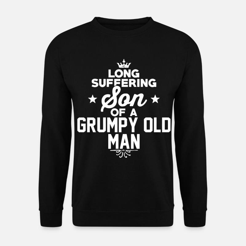 grumpy old man - Sweat-shirt Unisexe - noir