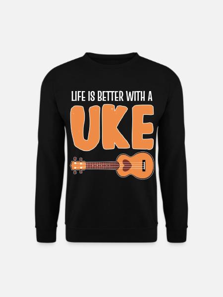 Ukulélé - Sweat-shirt Unisexe - noir