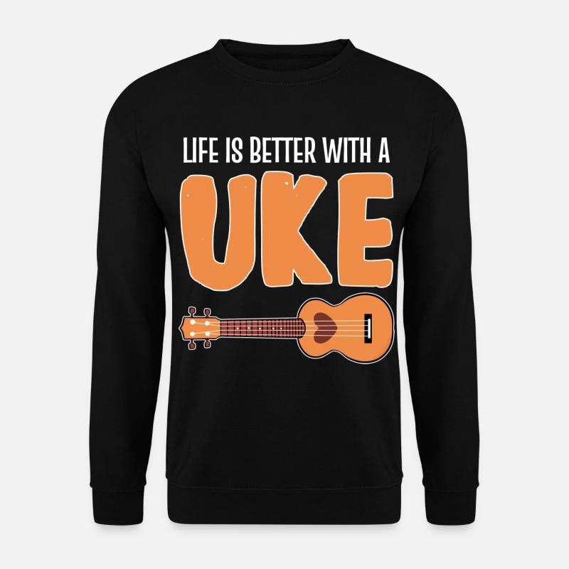 ukulele - Unisex Sweatshirt - black
