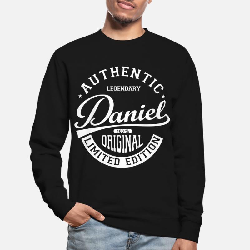 Daniel gift tshirt personalized first name daniel Unisex Sweatshirt