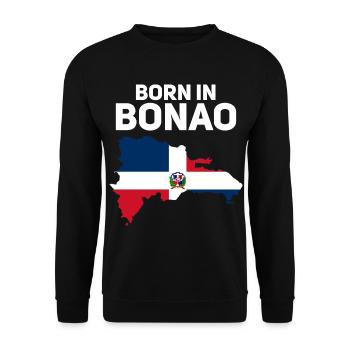 République dominicaine - Sweat-shirt Unisexe - noir - Devant - Alina (178cm) & Michal (187cm)