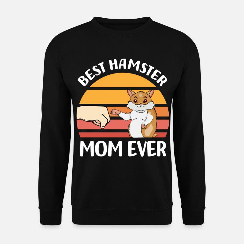 Hamster Mom - Unisex Sweatshirt - black