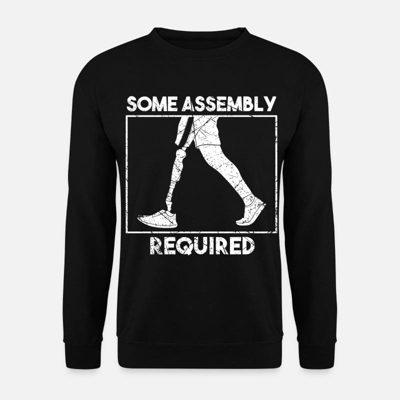 Some Assembly Required Amputees - Unisex Sweatshirt - black