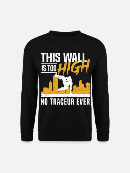 Parkour Geschenkideen | Parkur Freerunning Parkour - Unisex Pullover - Schwarz