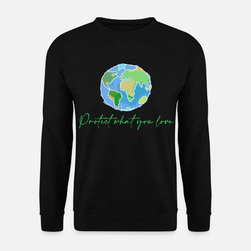 Planet - Unisex Pullover - Schwarz