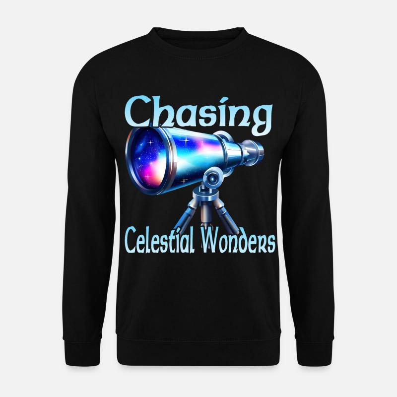 Chasing Celestial Wonders - Unisex Sweatshirt - black