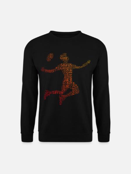 Badminton Players Men Squash Women - Unisex Sweatshirt - black
