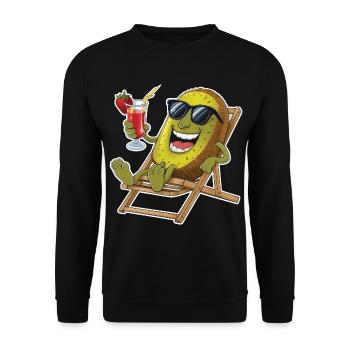 Kiwi - Unisex Pullover - Schwarz - Vorne - Alina (178cm) & Michal (187cm)