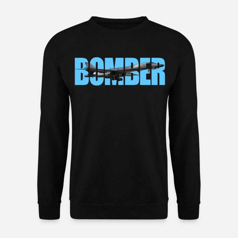 Bomber B-1B Lancer - Unisex Sweatshirt - black