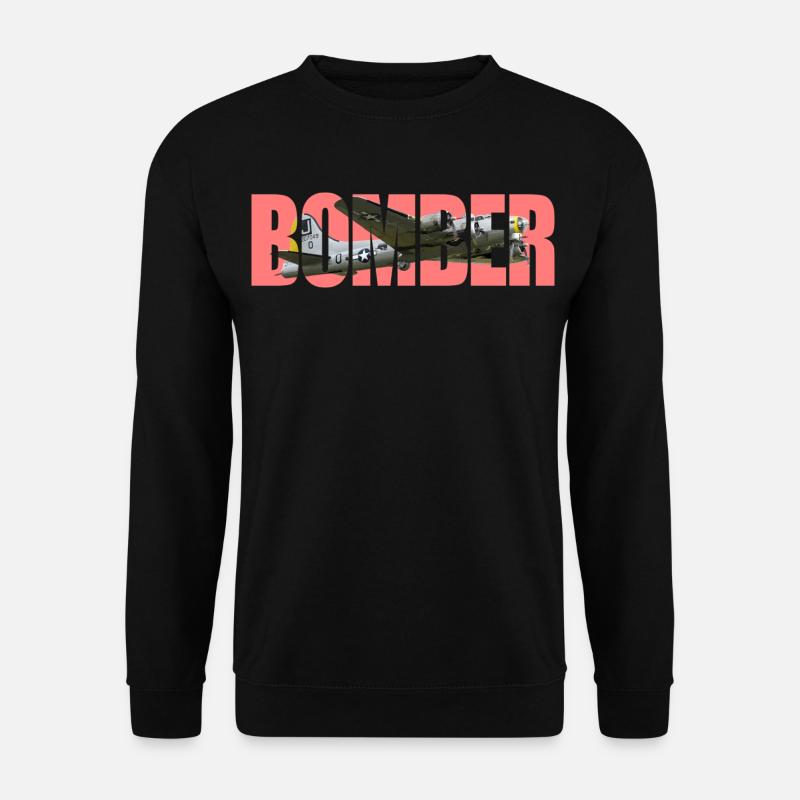 Bomber B-17 Flying Fortress - Unisex Pullover - Schwarz