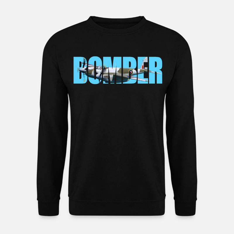Bomber DH.98 Mosquito - Unisex Pullover - Schwarz