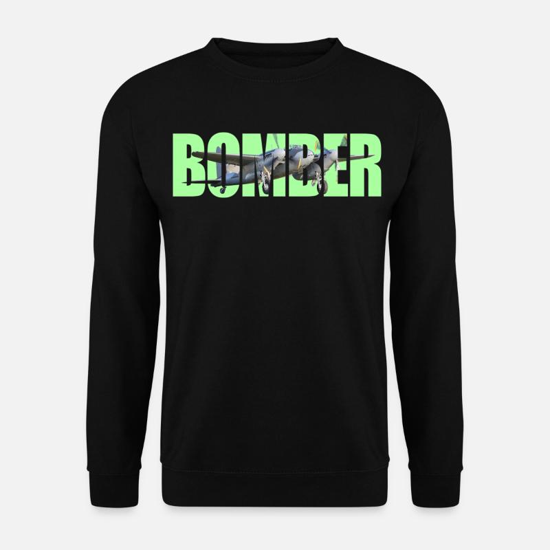Bomber DH.98 Mosquito - Unisex Pullover - Schwarz