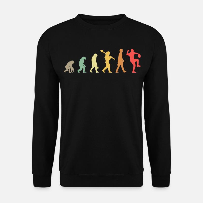 Baseball Evolution - Unisex Pullover - Schwarz