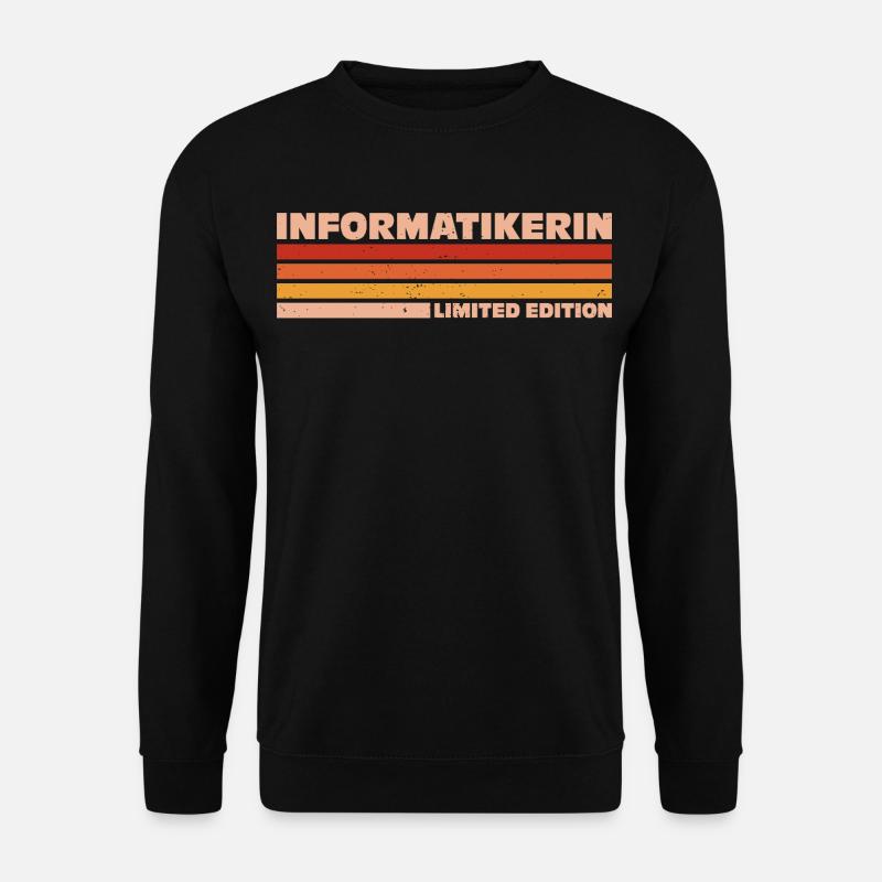 Informatikerin Informatiker Programmiererin - Unisex Pullover - Schwarz