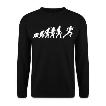 Jogger Evolution pour coureurs - Sweat-shirt Unisexe - noir - Devant - Alina (178cm) & Michal (187cm)