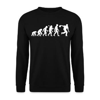 Bowling Evolution Skittles for Bowling Club - Unisex Sweatshirt - black - Front - Alina (178cm) & Michal (187cm)