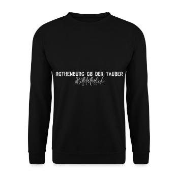 Rothenburg ob der Tauber Mittelalterlich - Sweat-shirt Unisexe - noir - Devant - Alina (178cm) & Michal (187cm)