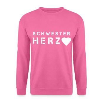 sœurs sœurs sis sister - Sweat-shirt Unisexe - rose - Devant