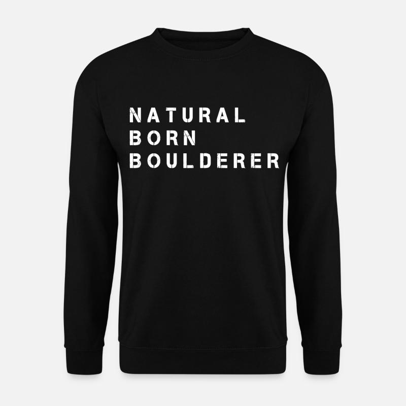 boulderer - Unisex Pullover - Schwarz