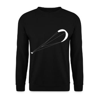 Kite surfing - Unisex Sweatshirt - black - Front - Alina (178cm) & Michal (187cm)