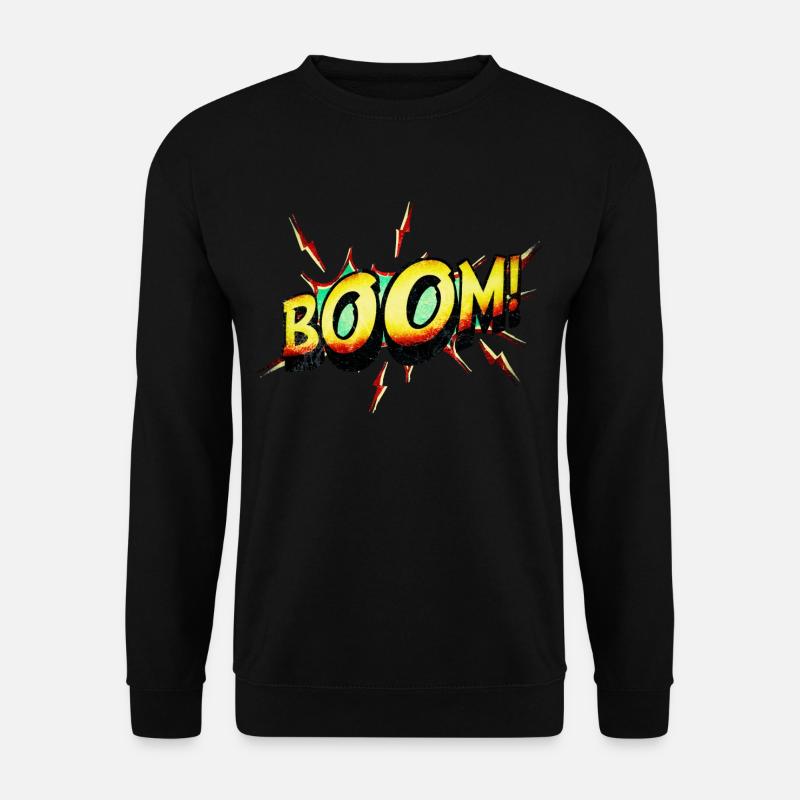 Boom comique! - Sweat-shirt Unisexe - noir