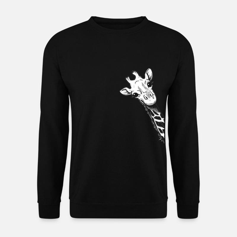 Giraffe - Unisex Pullover - Schwarz