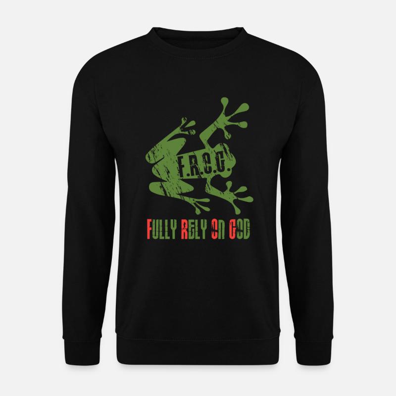 Frog - frog - Christian - Unisex Sweatshirt - black