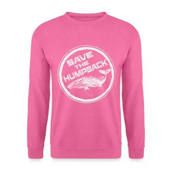 Wale - Whales - Unisex Pullover - Pink - Vorne