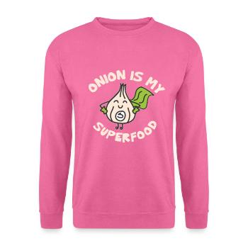 Onion - Zwiebel - Superfood - Unisex Pullover - Pink - Vorne