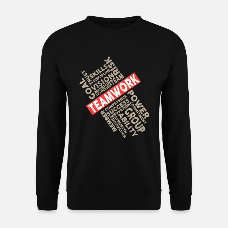 Teamwork - Unisex Sweatshirt - black