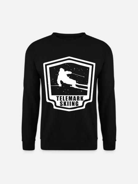 Telemark skiing - Unisex Sweatshirt - black