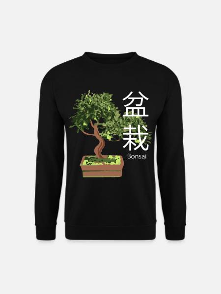 Bonsai Tree Plants - Unisex Sweatshirt - black