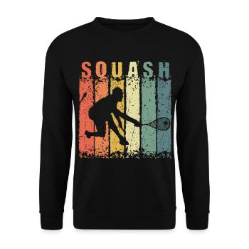 Squash Sport - Sweat-shirt Unisexe - noir - Devant - Alina (178cm) & Michal (187cm)