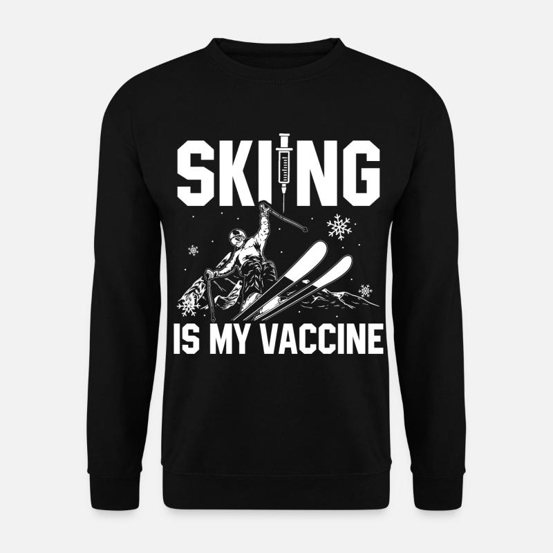 Ski - Sweat-shirt Unisexe - noir