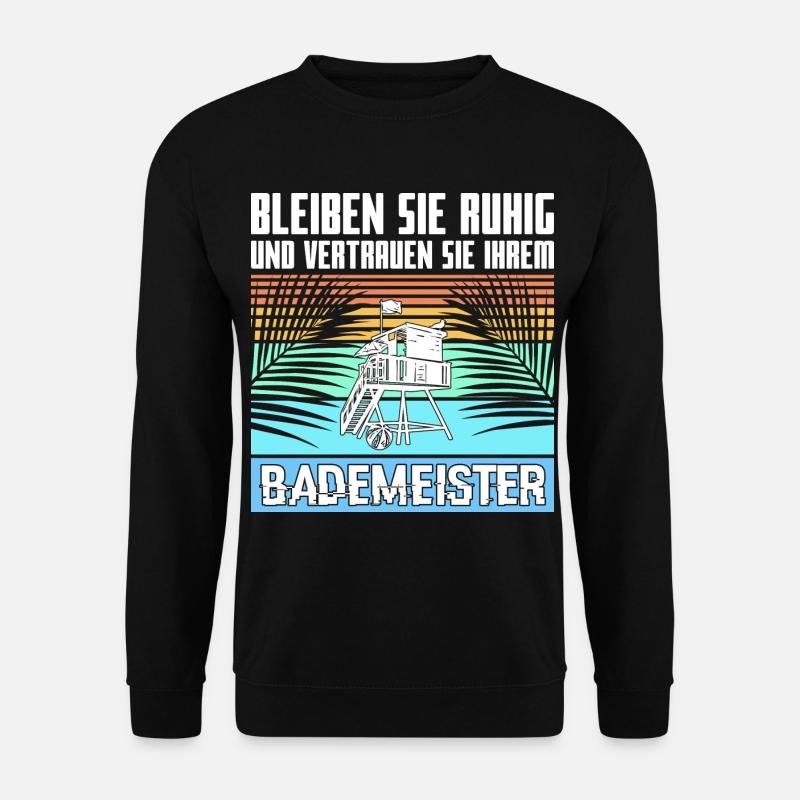 bademeister - Unisex Pullover - Schwarz