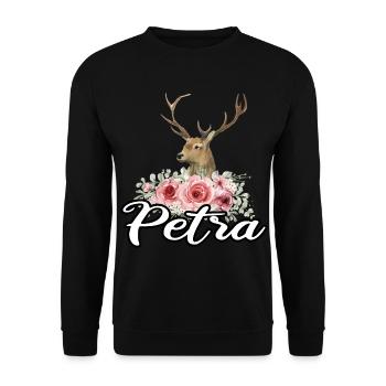 Petra - Unisex Pullover - Schwarz - Vorne - Alina (178cm) & Michal (187cm)