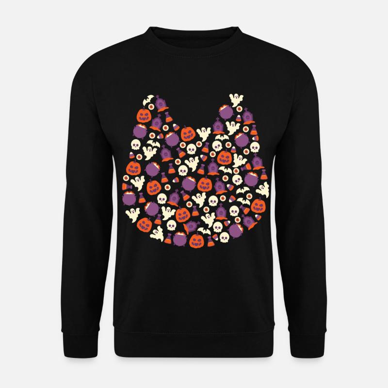 Sorcière citrouille d’Halloween - Sweat-shirt Unisexe - noir