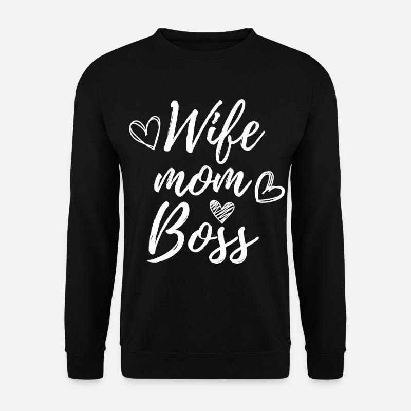 Ehefrau Mama Chef - Unisex Pullover - Schwarz