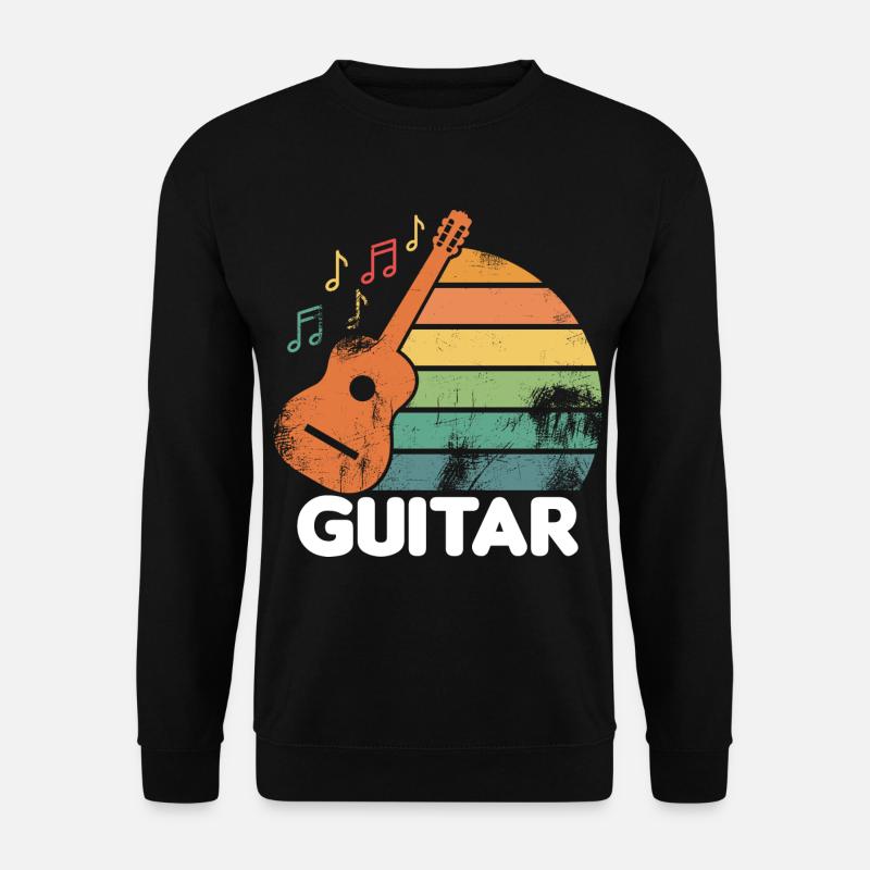Guitar retro - Unisex Sweatshirt - black