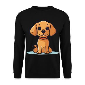 Conception de chien mignon pour les propriétaires de chiens - Sweat-shirt Unisexe - noir - Devant - Alina (178cm) & Michal (187cm)