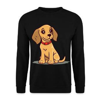 Conception de chien mignon pour les propriétaires de chiens - Sweat-shirt Unisexe - noir - Devant - Alina (178cm) & Michal (187cm)