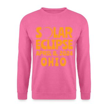 Solar Eclipse 2024 Ohio - Unisex Sweatshirt - pink - Front