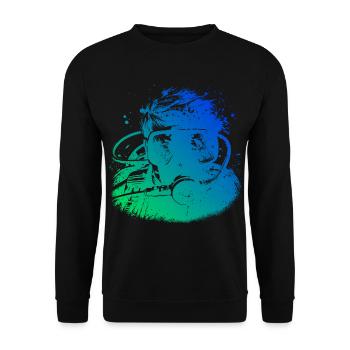 Plongeur Plongeur Plongeur Femme Plongeur Homme - Sweat-shirt Unisexe - noir - Devant - Alina (178cm) & Michal (187cm)