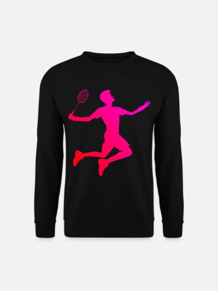 Squash Badminton player Badminton Badminton - Unisex Sweatshirt - black