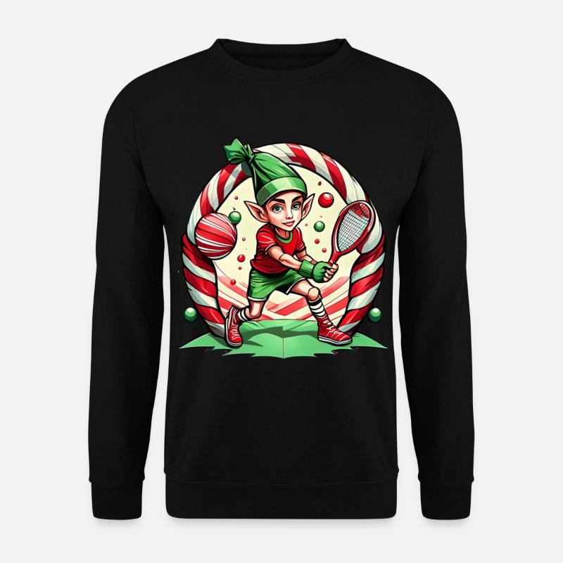 Tennis elfe de Noël - Sweat-shirt Unisexe - noir