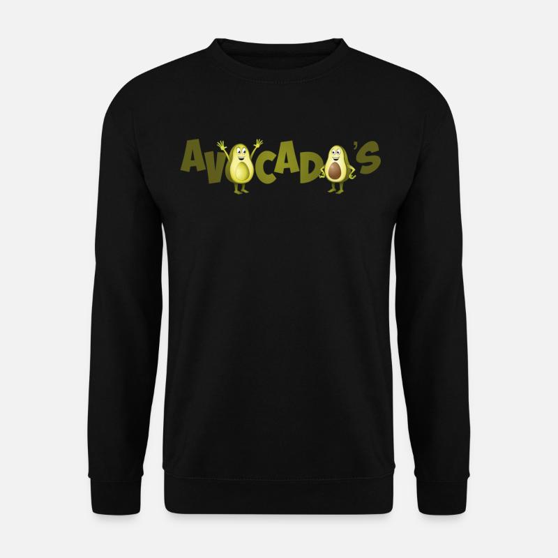 Image joyeuse de deux avocats. - Sweat-shirt Unisexe - noir
